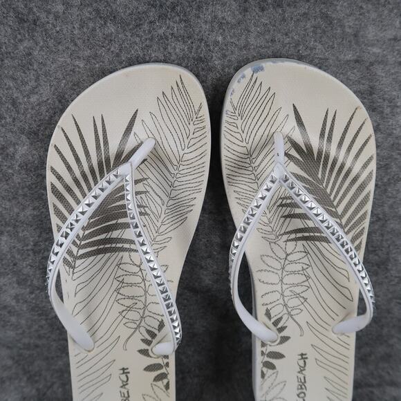 Loco Beach Shoes Womens 11 Sandals Flip Flops Casual Slip On Flat Made in Brazil - Picture 6 of 9